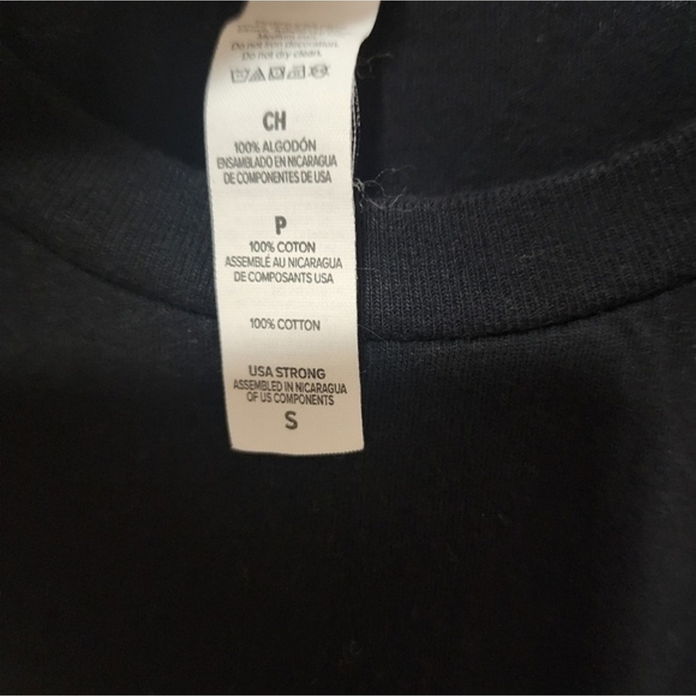 Canvas Kids Small Shirt Nightmare Before Coffee Funny Logo - Picture 2 of 3